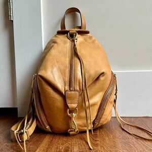 Rebecca Minkoff Julian Leather Backpack Tan